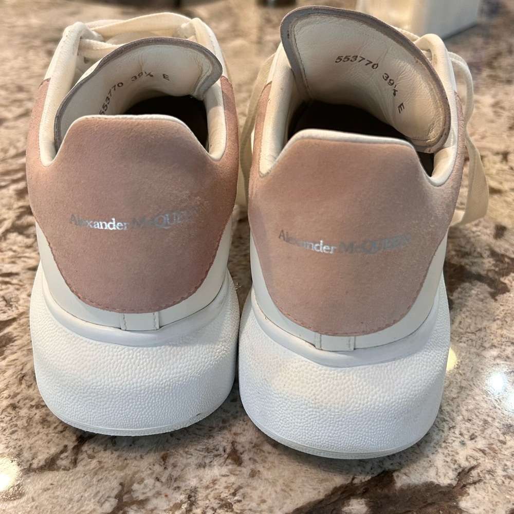Alexander McQueen Oversized  Women's Sneakers, White/Patchouli, Size 9.5 US - Picture 6 of 13